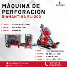 MAQUINA DE PERFORACION DIAMANTINA FL - 200 PARA INTERIOR MINA SOCAVON 